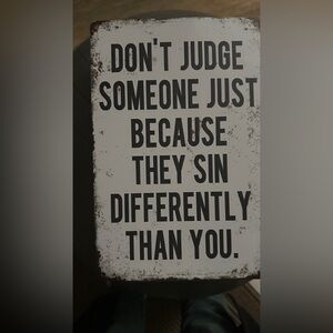 Inspirational Wall Sign with Quote